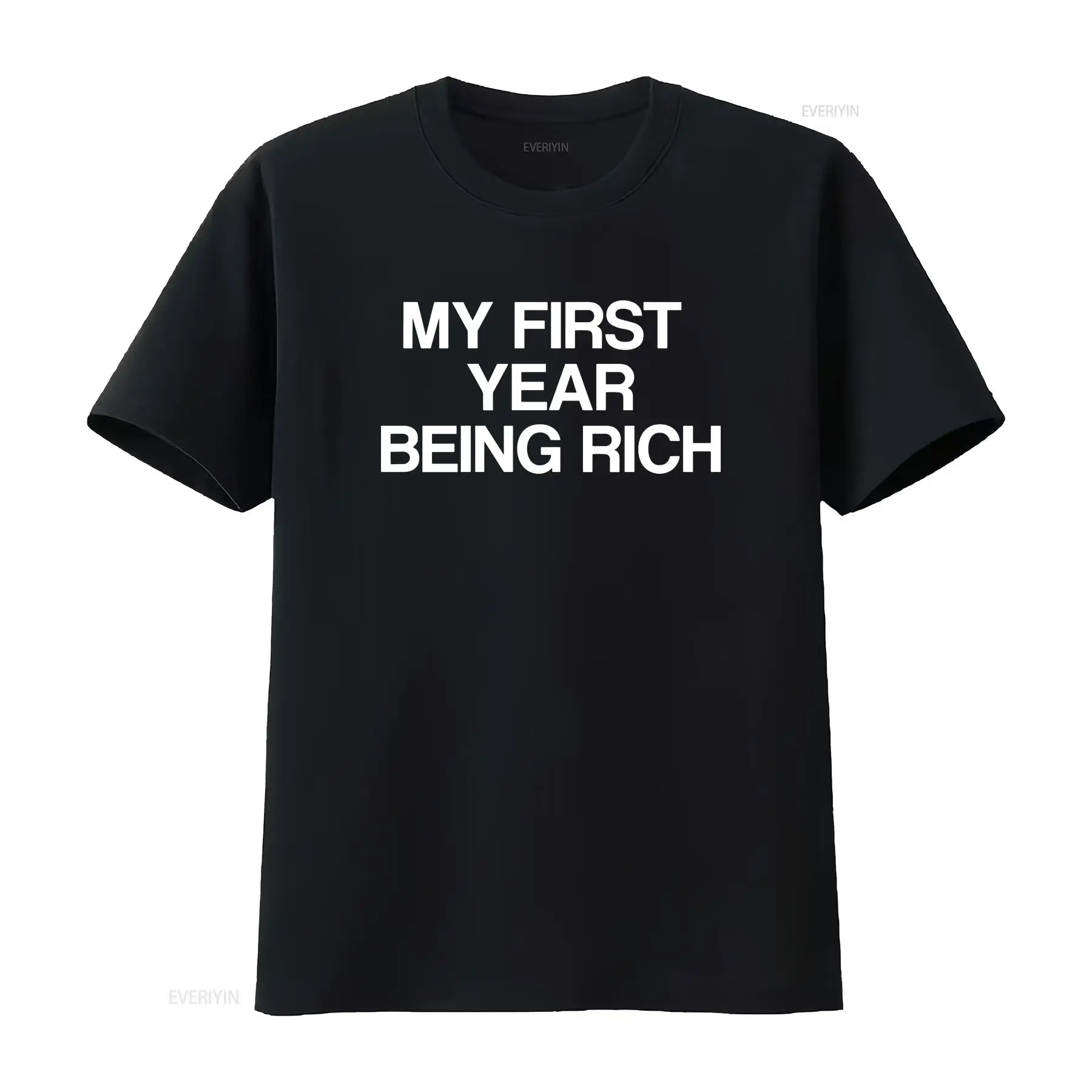 First Year Being Rich T Shirt  – Luxury Lifestyle Rich Bewertung und Preis