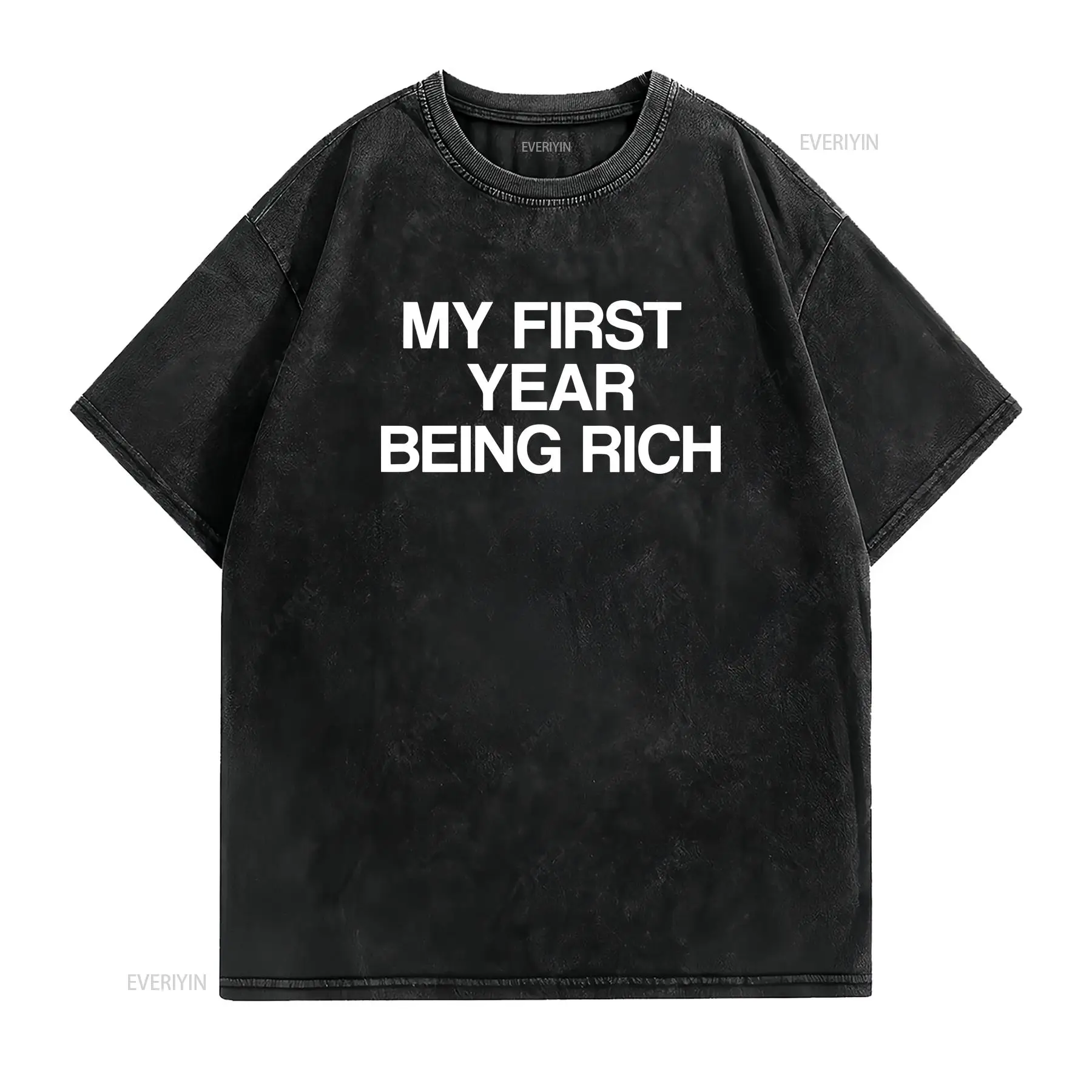 First Year Being Rich T Shirt  – Luxury Lifestyle Rich Bewertung und Preis