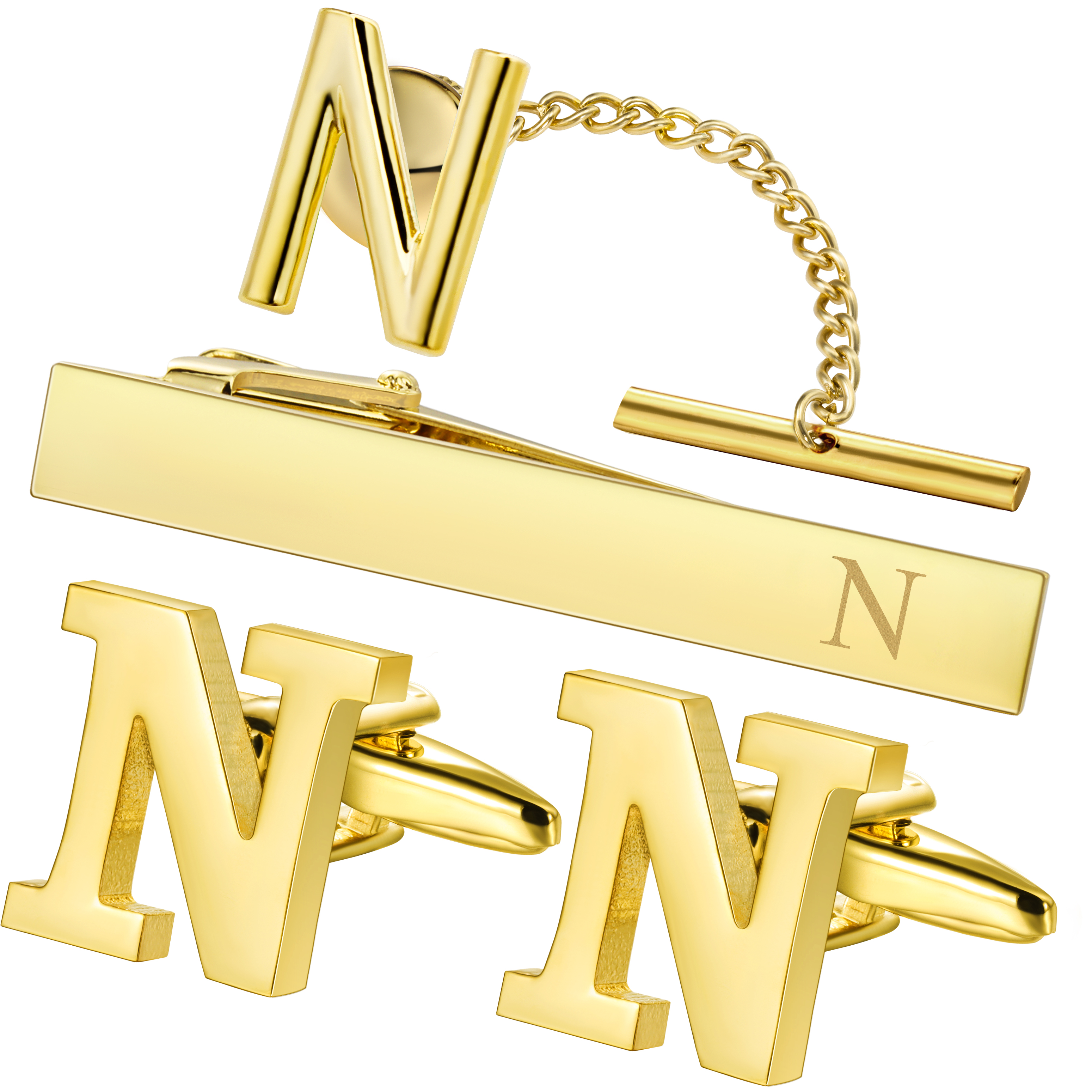 HAWSON Personalized Letter  Cu – Monogram Cufflinks Set Bewertung und Preis