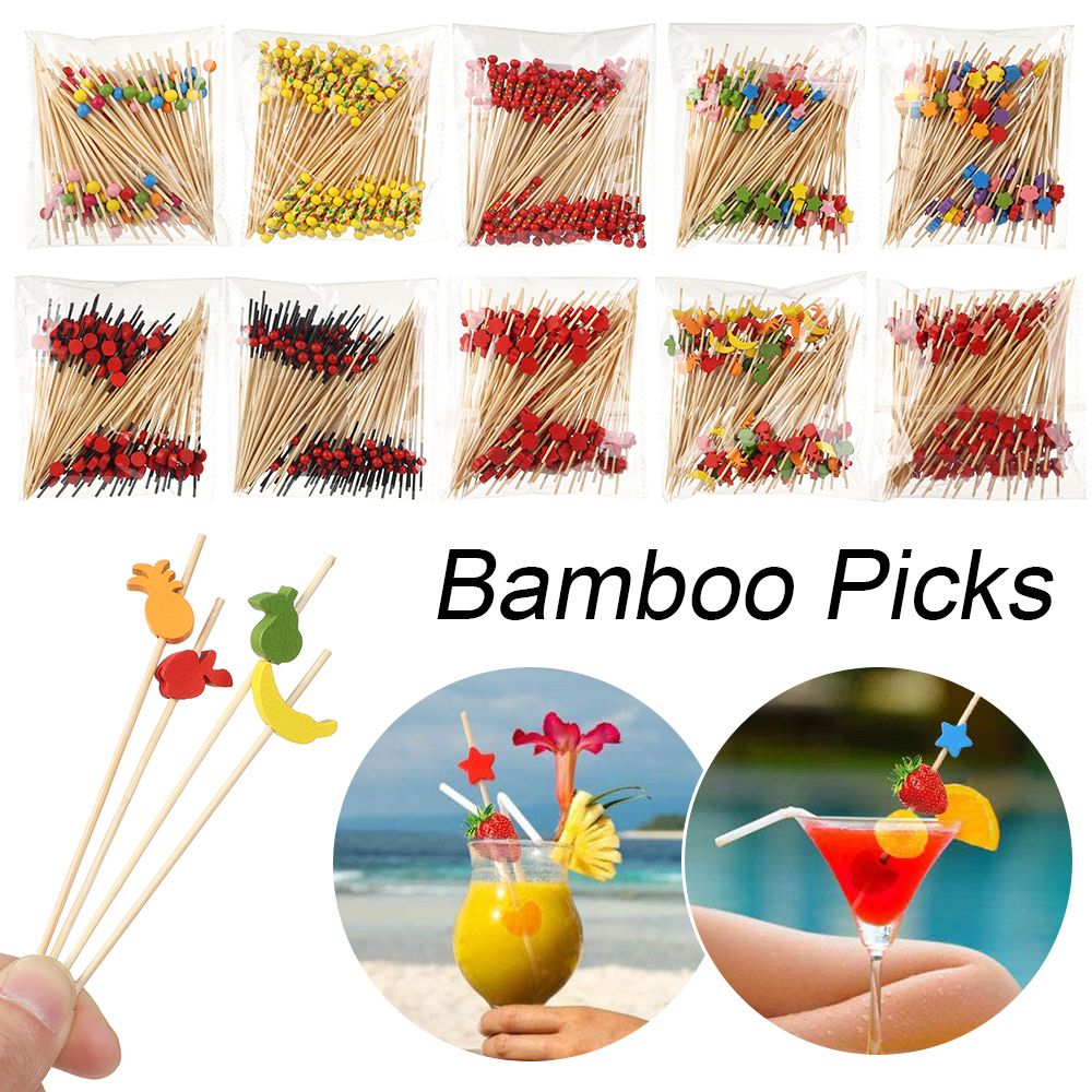 100Pcs Disposable Bamboo Picks – Bamboo Cutlery Set Bewertung und Preis