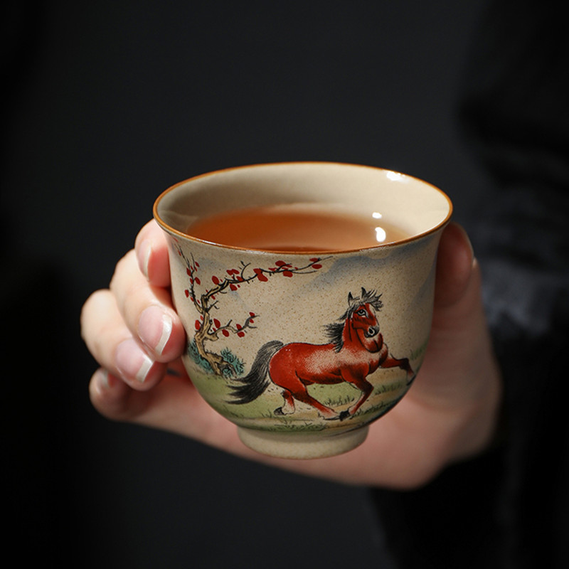 1 Pc Chinese Zodiac Ceramic Te – Handmade Ceramic Mug Bewertung und Preis