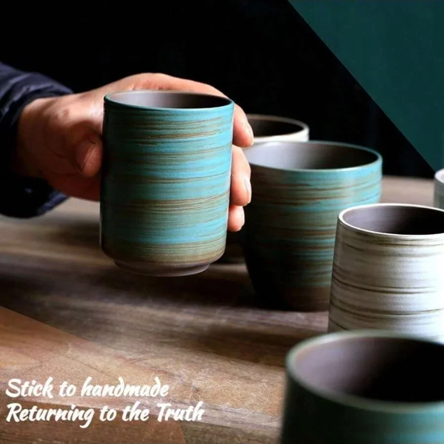 Hand-Painted Crackle Glaze Sto – Handmade Ceramic Mug Bewertung und Preis